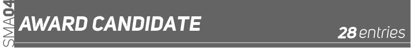 AWARD CANDIDATE 30entries