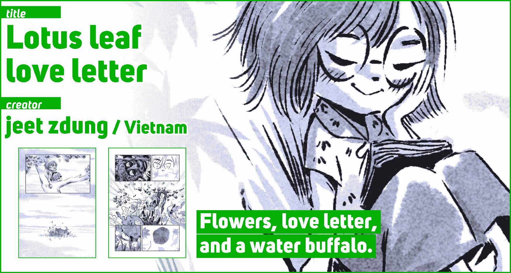 Lotus leaf love letter